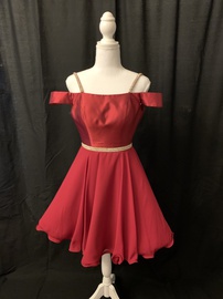 Jovani Red Size 00 Homecoming Cocktail Dress on Queenly