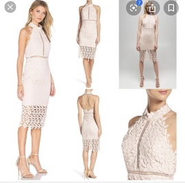 Bardot Pink Size 2 Homecoming Lace Cocktail Dress on Queenly