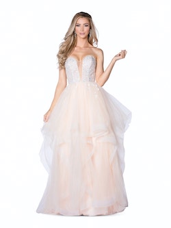 Vienna Nude Size 0 Backless Ball gown on Queenly
