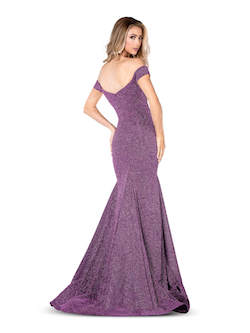 Vienna Purple Size 8 Tall Height Mermaid Dress on Queenly
