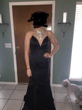 Jovani Black Size 8 Prom Ball gown on Queenly