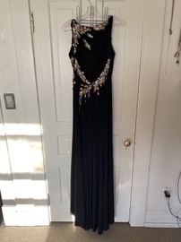 Tony Bowls Black Size 6 Sheer Straight Dress on Queenly