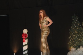 Sherri Hill Gold Size 8 Jumpsuit Romper/Jumpsuit Dress on Queenly