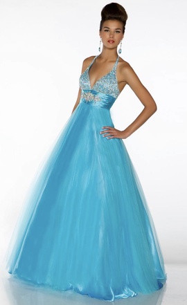 Mac Duggal Blue Size 0 Macduggal Pattern Ball gown on Queenly