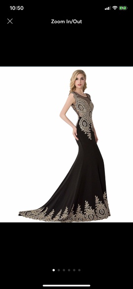 Black Size 2 Mermaid Dress on Queenly