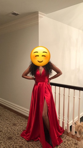 Sherri Hill Red Size 00 Prom Side slit Dress on Queenly
