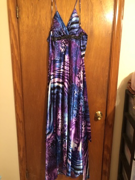 Purple Size 14 Straight Dress on Queenly