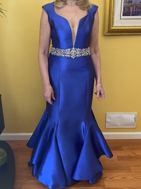Jovani Royal Blue Size 6 Mermaid Dress on Queenly