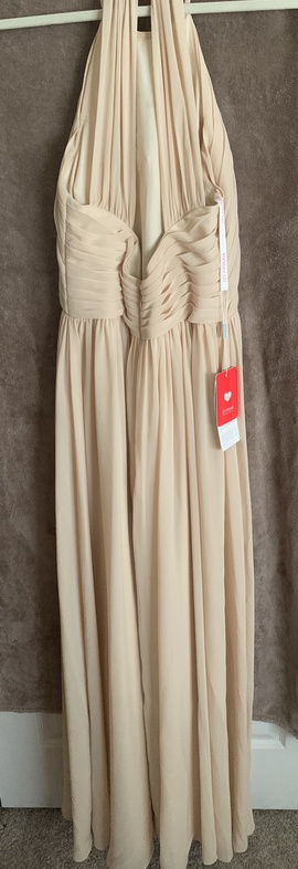 JJ's House Nude Size 10 Halter Straight Dress on Queenly