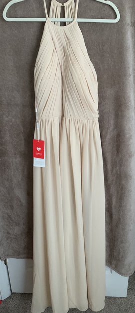JJ's House Nude Size 10 Halter Straight Dress on Queenly