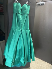 Rachel Allan Green Size 8 Prom Mermaid Dress on Queenly