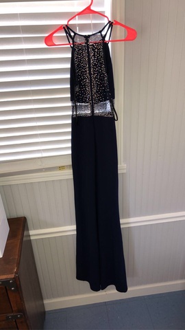 B. Darlin Blue Size 2 Prom Side slit Dress on Queenly