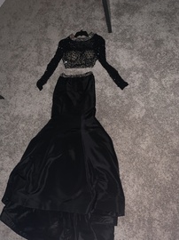 Sherri Hill Black Size 00 Mermaid Dress on Queenly