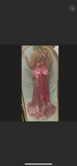 Landa Pink Size 10 Side slit Dress on Queenly