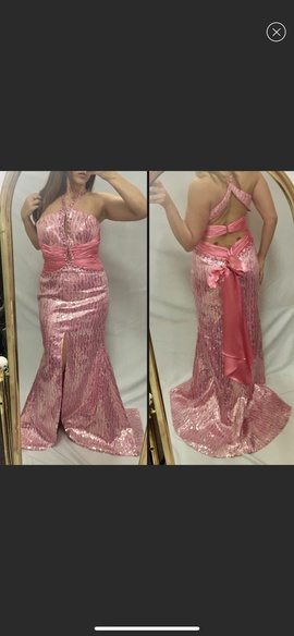 Landa Pink Size 10 Side slit Dress on Queenly