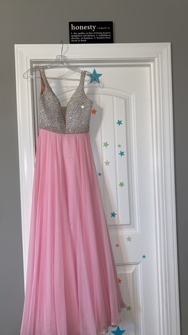 Sherri Hill Pink Size 0 Prom Jewelled Sequin A-line Dress on Queenly