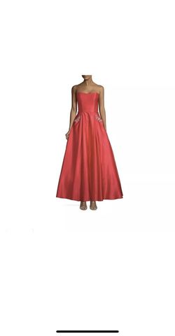 Blondie Nites Red Size 12 Tall Height Floor Length Ball gown on Queenly