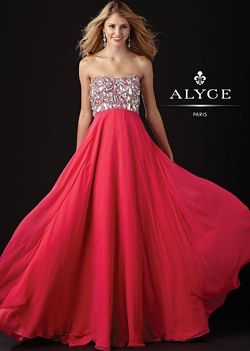 Style 6005 Alyce Paris Purple Size 10 Prom Military Floor Length A-line Dress on Queenly
