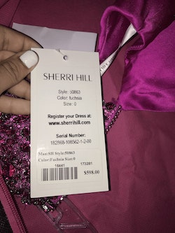 Sherri Hill Pink Size 0 Short Height Floor Length Sequined Jewelled Ball gown on Queenly