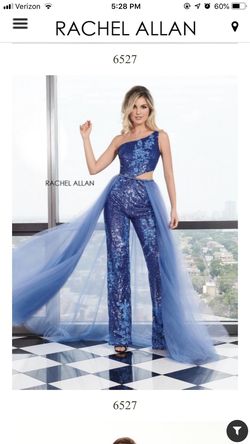 Blue Size 10 Romper/Jumpsuit Dress on Queenly