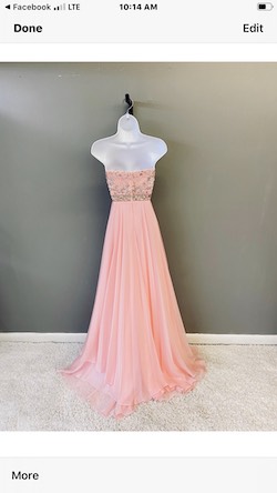 Sherri Hill Pink Size 4 Sweetheart A-line Dress on Queenly