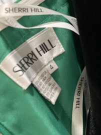 Sherri Hill Green Size 4 Sweetheart Strapless A-line Dress on Queenly