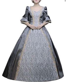 Silver Size 24 Ball gown on Queenly
