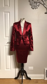 Bebe Red Size 4 Sleeves Party Cocktail Dress on Queenly