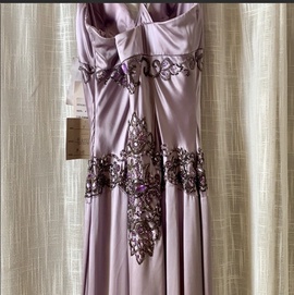 Suzy Wong Light Purple Size 4 Side slit Dress on Queenly