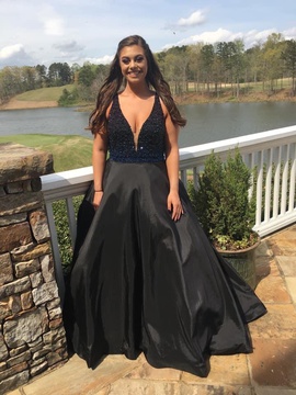 Jovani Black Size 18 Prom Ball gown on Queenly