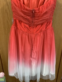 B. Darlin Multicolor Size 4 Strapless A-line Dress on Queenly