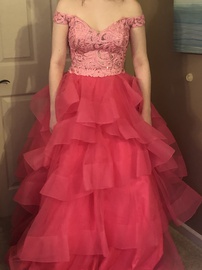 Ellie Wilde Pink Size 10 Pageant Ball gown on Queenly