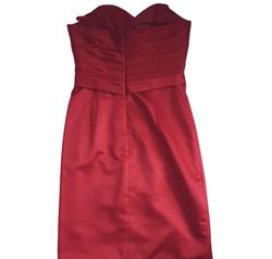 Sorella Vita Red Size 10.0 Midi $300 Satin Cocktail Dress on Queenly