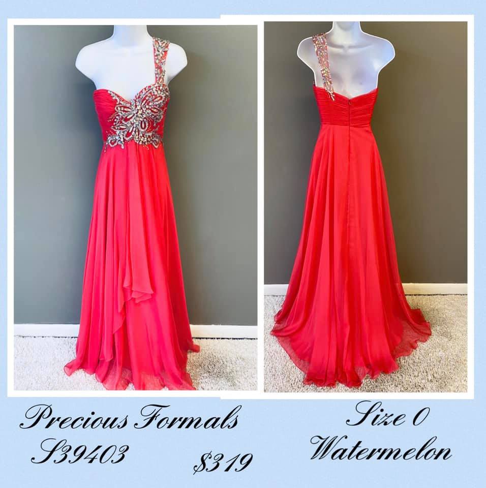 Precious Formals Red Size 0 Sweetheart Tall Height A-line Dress on Queenly