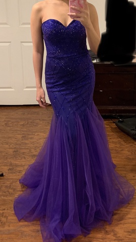 Purple Size 0 Mermaid Dress on Queenly