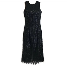 Dress The Population Black Size 4 Lace Wedding Guest Cocktail Dress on Queenly