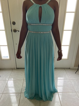 Joanna Chen Blue Size 2 Backless Straight Dress on Queenly