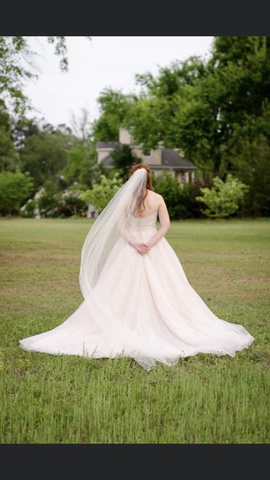 Allure White Size 10 50 Off Tulle Ball gown on Queenly