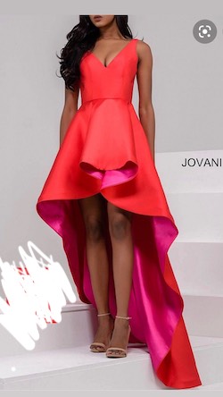 Jovani Pink Size 00 Homecoming Train Dress on Queenly