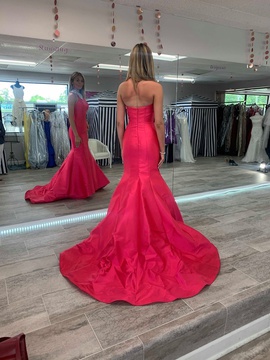 Jovani Pink Size 0 Floor Length Sequined Jewelled Mermaid Dress on Queenly