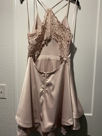 Sequin Hearts Pink Size 10 A-line Dress on Queenly