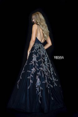 Style 7833 Vienna Black Size 2 Tall Height Ball gown on Queenly