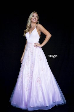 Style 7833 Vienna Pink Size 4 Tall Height Ball gown on Queenly