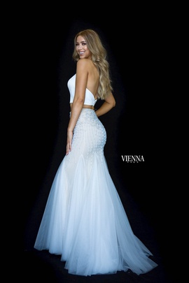 Style 82009 Vienna White Size 00 Backless Tall Height Mermaid Dress on Queenly