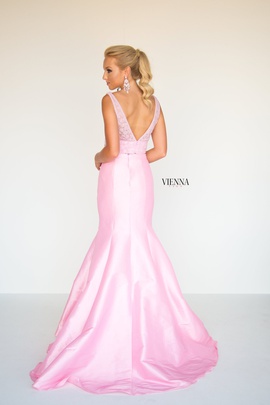 Style 8288 Vienna Pink Size 0 Tall Height Mermaid Dress on Queenly