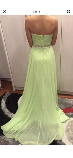 Cache Green Size 0 $300 Tall Height Ball gown on Queenly