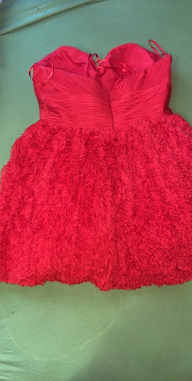 Jovani Red Size 18 Pageant Cocktail Dress on Queenly