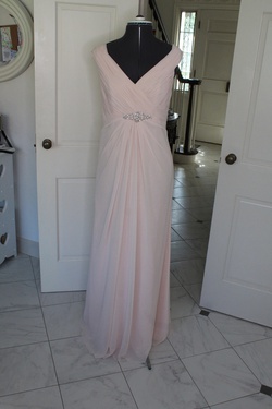 Alfred Angelo Light Pink Size 10 Prom Straight Dress on Queenly