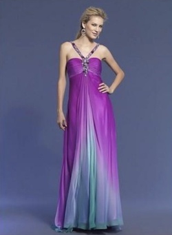 Purple Size 00 A-line Dress on Queenly