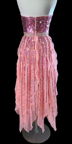 Sherri Hill Pink Size 4 A-line Dress on Queenly